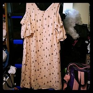 Cold shoulder dress